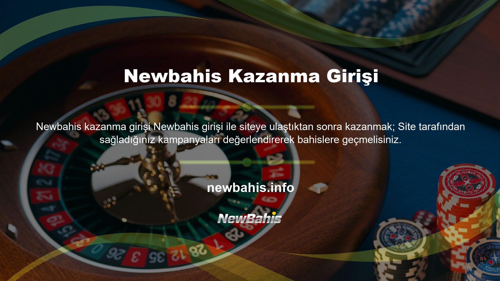 Newbahis bahis sitesi, bahis başlayan yasadışı bahis siteleri arasında bahis oynamaya başladı